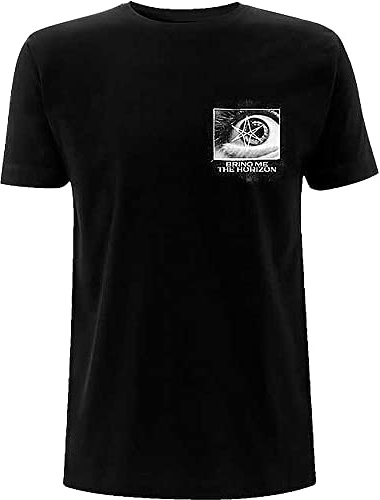 Bring Me The Horizon T Shirt Remain Calm Band Logo Nouveau Officiel Homme Noir Size S