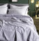 Light Grey Bedding King Size Duvet Cover Sets Cotton Reversible Leaf Plain Print Bed Set Habitat Style Natural Modern 200 TC Percale Quilt Cover Set