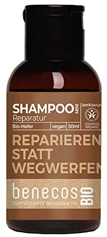 BENECOS Hafer Shampoo, Reparatur, Mini Reisegröße, 50ml (3 x 50ml)