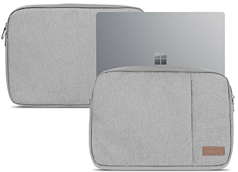 Laptoptasche kompatibel für Microsoft Surface Laptop Go 3 / Go 2 / Go Hülle Tasche Laptophülle 12,4 Zoll Cover Schutzhülle Schutz vor Kratzer und Stößen, Farbe:Grau