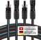 Solarkabel 2 x 5m 6mm² mit Solarstecker (1/2/3/5/8/10-30m, 4mm²/6mm²) Solar Stecker, Solarleitung Verlängerungskabel PV Kabel (inkl. 0% MwSt. gem. § 12 Abs. 3 UStG) Solaranlage Solarpanel Verlängerung