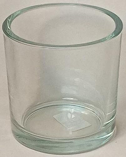 Floralcraft 14cm Glass Espen Pot Indoor Outdoor Planter Flower Pot - Clear