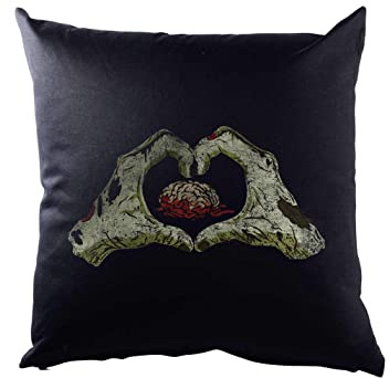 Urban Backwoods Zombie Heart Kissen Dekokissen