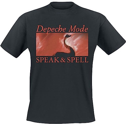 Depeche Mode Speak & Spell Männer T-Shirt schwarz M 100% Baumwolle Band-Merch, Bands, Nachhaltigkeit