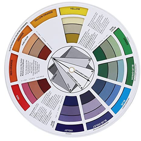 TOPINCN Mescola la Guida dei Colori, la Ruota dei Colori, la Carta Multicolore Facile per l'aula d'Arte