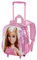 Barbie Fashion-Kleiner 3D Rucksack mit Rädern, Rosa, 26 x 34 cm, Kapazität 12,5 L