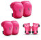 Knieschützer Kinder, Knie und Ellenbogenschützer Kinder, Knieschoner Set, Schützer Inliner Kinder, Protektoren Kinder 3-8 für Skateboard, Radfahren (Ellenbogen, Knieschützer, Handgelenk) (Rosa)