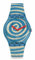 Swatch Bourgeois´S Spirals - SUOZ364, blau, Band