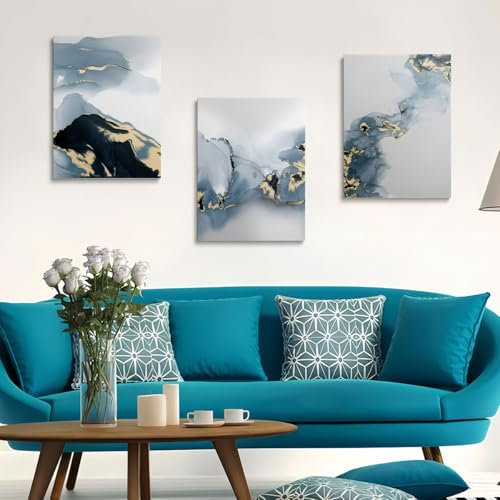 Wandbilder Abstrakt Wand Deko Schlafzimmer - Bilder Leinwand Wanddekor Moderne Kunst DYH0099