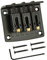 3 Saiten Box Gitarrenbrücke E-Gitarre Brücke Saitenhalter Top Load Fixed Hardtail Sattelbox Gitarrenteile