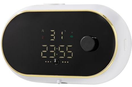 Automatisch Seifenspender Wandmontage mit Typ-C-Ladekabel,Ohne Bohren, 450ml Schaumseifenspender Sensor Soap Dispenser 3-Stufen-Schaumbildung (Weiß)