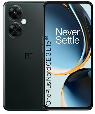 OnePlus Nord CE 3 Lite 5G, 8 GB + 128 GB, Grigio Cromatico (Ricondizionato)