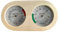 Holzsauna Thermo-Hygrometer, 2-in-1 Thermometer und Hygrometer R, Sauna Holzthermometer Sauna Temperatur Luftfeuchtigkeitsmesser, 235 x 130 mm