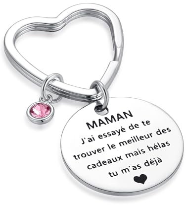 Cadeau Fete des Meres Cadeau Maman Porte Clef Maman Cadeau Fete des Maman Cadeau Anniversaire Maman Porte Clé Maman Cadeau Maman Noel Cadeau Fete des Maman Personnalisé Idee Cadeaux pour Maman