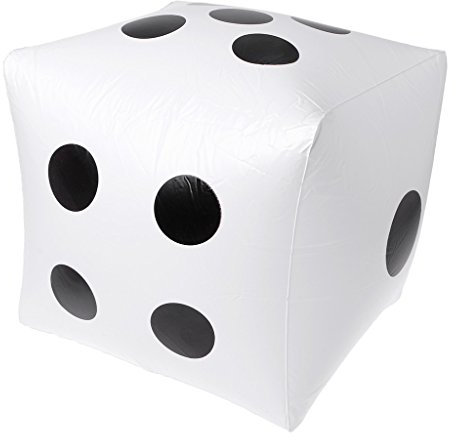 FUXIU Neuheit Party Aufblasbare PVC Für Riesen Würfel 30 Cm/12'' Lustige Spiel Würfel Party Requisiten Spielzeug Urlaub Familie Sammeln Spiel Supp