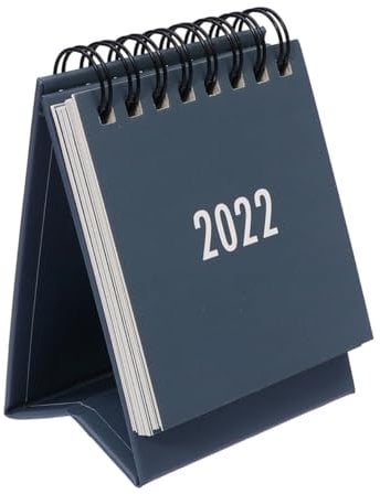 STOBOK Mini-kalender 2021 Von Schreibtischkalender Notizblock Grau Solide Schlicht Für Büro Schule Schreibtisch-dekoration Memo