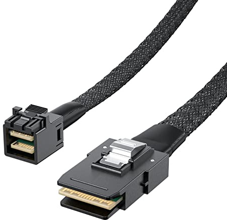 Mini SAS HD SFF-8643 zu Mini SAS SFF-8087 Kabel, 0.8 Meter (2.6ft).
