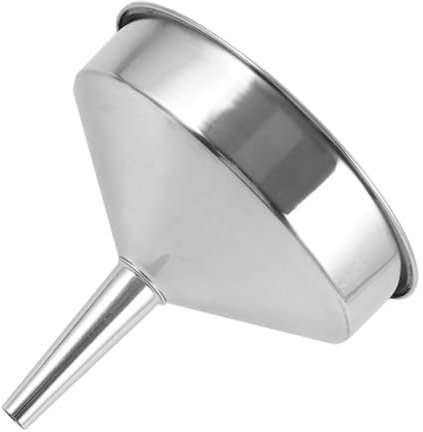 Alipis Entonnoir Acier Inoxydable Épais Large Ouverture Robuste Pour Transfert Rapide Huile Et Carburant Voiture Camion Usage Industriel