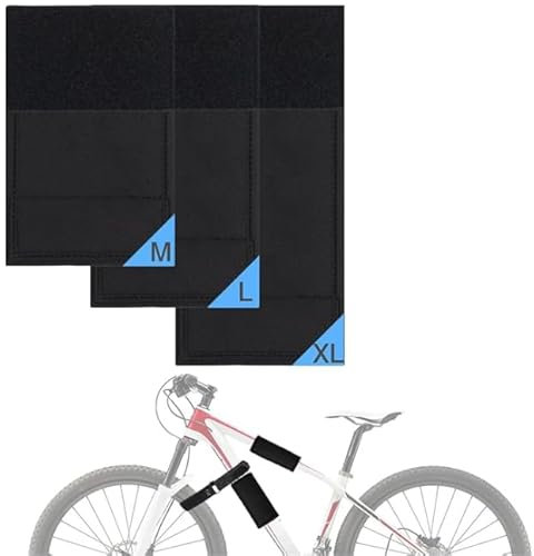 Fahrrad Rahmenschutz für Thule Fahrradträger 3er Set Transportschutz passend Carbon Rahmen Schutz Fahrrad Zubehör Befestigung für Trekkingräder Geländeräder