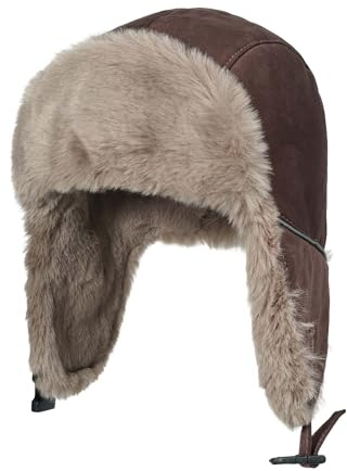 CLAPE Wintermütze Herren Damen Mütze mit Ohrenklappen Warme Fliegermütze | Winddicht,Weich Trappermütze,Russische Mütze,Ushanka für kaltes Wetter,Ski,Snowboard,Outdoor,Cycling,Reisen