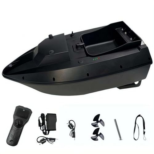 Bait Boat,RC Fishing Bait Boat With GPS Positioning,500M Range Remote Control,16 GPS Waypoints & Auto ReturnWaterproof Single Baits Container for Lake and Saltwater Fish