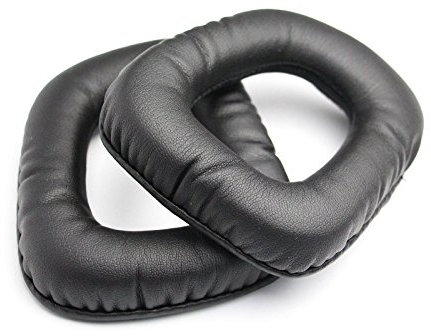 Ersatz-Ohrpolster Leder Ohrpolster Ersatz Ohrpolster Kit passend für Logitech G35 G930 G430 F450 (1Pair Schwarz)