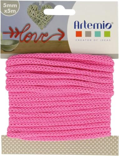 Artemio Filato per lavori a Maglia, 5 mm x 5 m, Fucsia