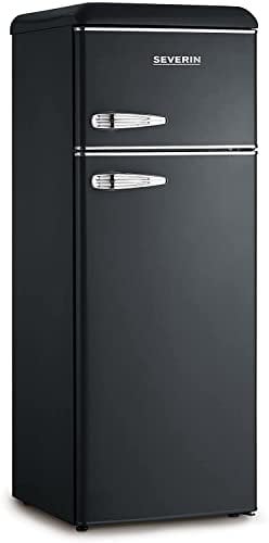 Severin KS 9957 frigorifero con congelatore Libera installazione Nero, Cromo 212 L A++