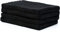 Leewadee Klappmatratze Gästebett Klappbar Auto Matratze Gästematratze Klappbar Faltbare Matratze, Kapok, 200 x 70 cm, Schwarz