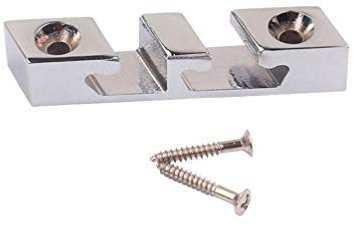Healifty Roller String Tree Roller String Retainer Guides Metal for 3 String Electric Guitars Bass Parts Replacement (Chrome Color)