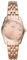 Fossil Damenuhr Scarlette Mini, Quarzwerk, 32mm Rose Gold Edelstahlgehäuse mit Edelstahlarmband, ES4898