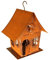 Edelrost Garten Deko Windlicht Vogelhaus Hexenhaus Gartendekoration Dekorieren rostige Dekoration Landhaus Kerzenhalter Vogelfutterhaus sehr massiv