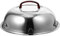Kichvoe 34cm Universal Pans Pots Lid Cooking Dome Cover Replacement Stainless Steel Frying Pan Cover Visible Skillet Wok Lid Glass Cookware Lids
