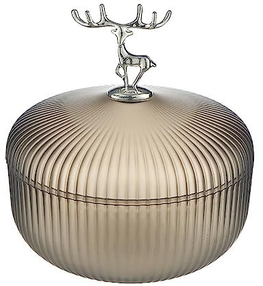 ISAKEN Snack-Serviertablett mit Deckel, Transport Servierset Schalen Runde Snack und Dip Transportbox Snackteller Snackbox Obst-Servierbehälter für Snacks, Süßigkeiten, Nüsse, Picknick