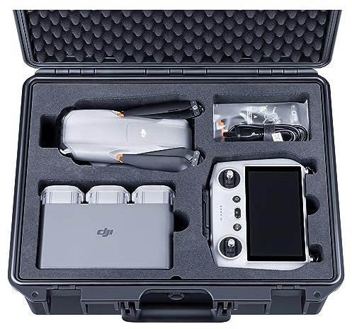Lykus Titan MA310 Wasserdicht Tasche Koffer Case für DJI Air 3S/Air 3 und DJI RC 2/RC-N2, Kompatibel mit Gurt für RC [NUR Koffer]