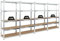 PROREGAL Mega Deal 4X Schwerlastregal Ragnar HxBxT 180x90x40cm mit Fachlast 175kg Verzinkt Garagenregal Kellerregal Werkstattregal Lagerregal Steckregal