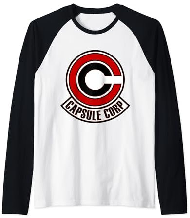 Logo Capsule Corp Manche Raglan