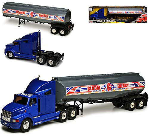 Motormax Ford Aeromax 9500 Blau Tanker Usa Amerika LKW 1/32 Modell Auto