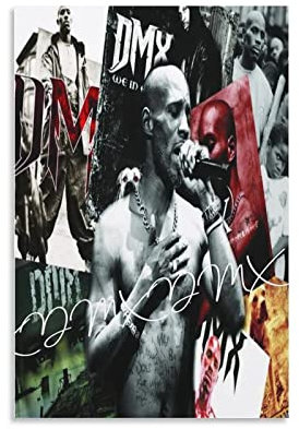 WYYXF Leinwand DMX Poster Ästhetik Zimmer Decor Wandkunst für Jungen Haus ohne Rahmen (30 x 50 cm)