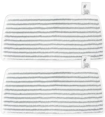 KEEPOW 2 Stück für Vileda Steam Plus XXL Dampfreiniger Ersatzbezug, Ersatzbezug Mit kräftigem Schrubberstreifen für Vileda Dampfreiniger Ersatzbezüge XXL (Kleine Menge Testset)