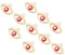 SEWACC 10pcs Evil Eye Charms Alloy Beads for Jewelry Making Devil Eye Pendant Accessories for Necklaces Bracelets and Earrings for Creative Handmade