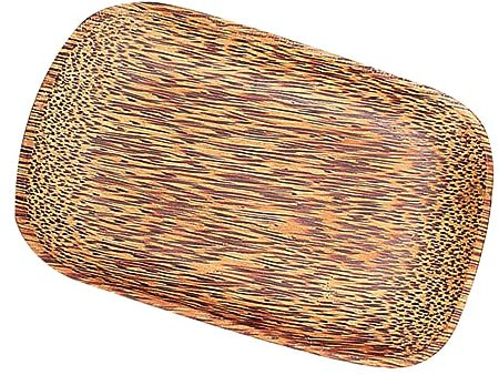 Gatuida Holz Servierplatte Ablage Tablett Für Haushaltsgeschirr Frühstückstablett Mit Klaren Textur Und Angenehmer Haptik