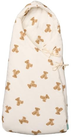 molis&co - Babyfußsack Baby Fußsack Winterfußsack - 100% Oeko-TEX Materialien - Winddichter fußsack Kinderwagen Autumn (TOG 2.5) - passend für alle Kinderwagen - Teddy