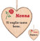 FiorDior Personalizzate un cartello in legno a forma di cuore con testo e disegno, 15,4 x 15,4 cm, per una persona che amate, un amico.