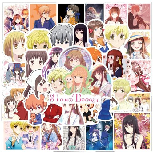 Fruit Baskets Sticker Cute Honda Tohru Graffiti Decal Souma Kyo Figure Stickers for Tablet Cup Skateboard Bike Helmet Decoration 50pcs