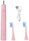 DEARMAMY 1 Satz Sonic Elektrische Zahnbürste für Erwachsene Set mit Aufsteckbürsten Langlebig Gründliche Zahnreinigung für Optimale Mundpflege Rosa