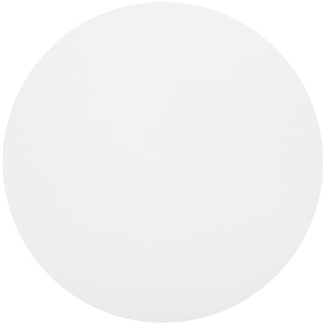 Zerodeko Lampen Diffusor 39.5cm Runde Acryl Lampenschirm Scheibe | Matte Weiße Deckenleuchtenabdeckung 1mm Dicke, Blendfreie Lichtverteilung für Wohnzimmer und Schlafzimmer Leuchten