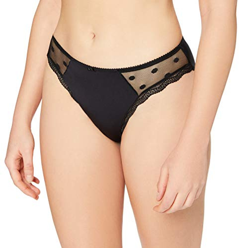 Sassa Damen trusser Taillenslip, Schwarz (Schwarz 500), 44 EU
