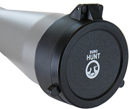EUROHUNT Objektiv Flip Cover Okularschutz, Schwarz, 66.0 - 67.6 mm