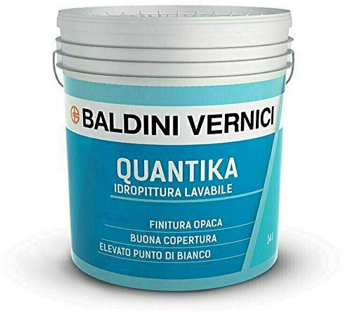 Pittura Lavabile Quantika Baldini Vernici Colore Bianco Litri 14